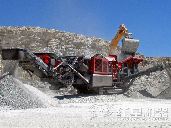 車載移動式石子破碎機