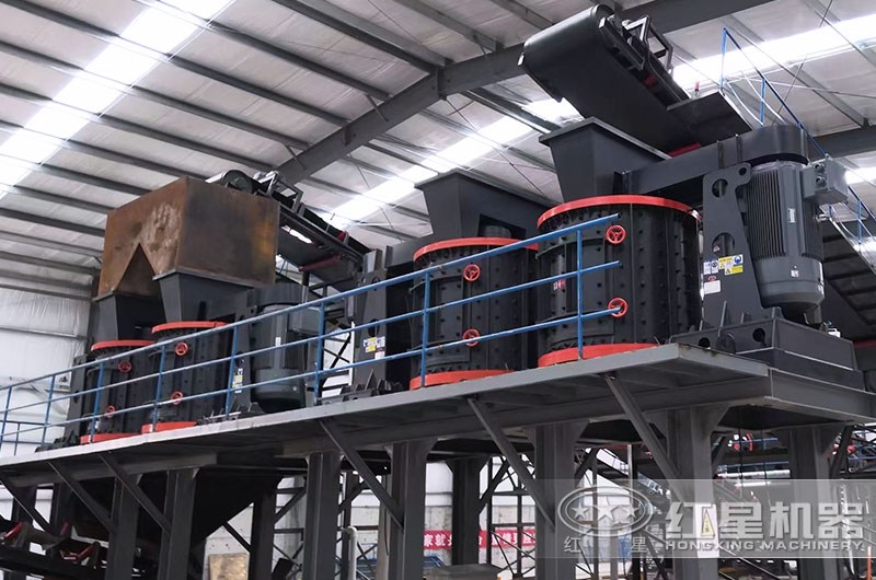 立軸制沙機工作現場圖片