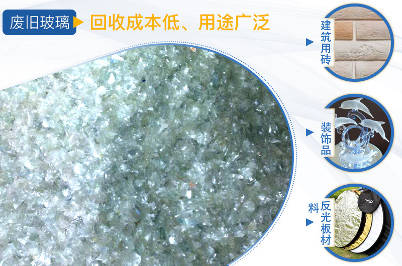 玻璃粉碎后應用
