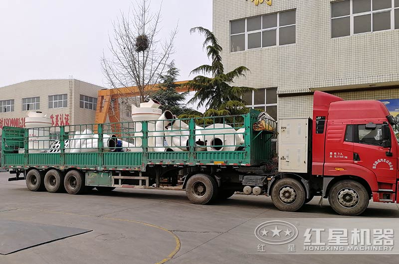 全套粉煤灰加工設備發貨