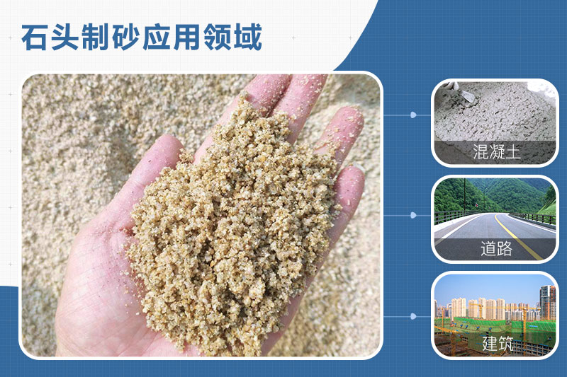 石頭制砂應用領域