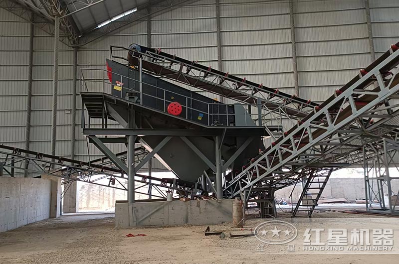 砂石分離機工作現場圖片