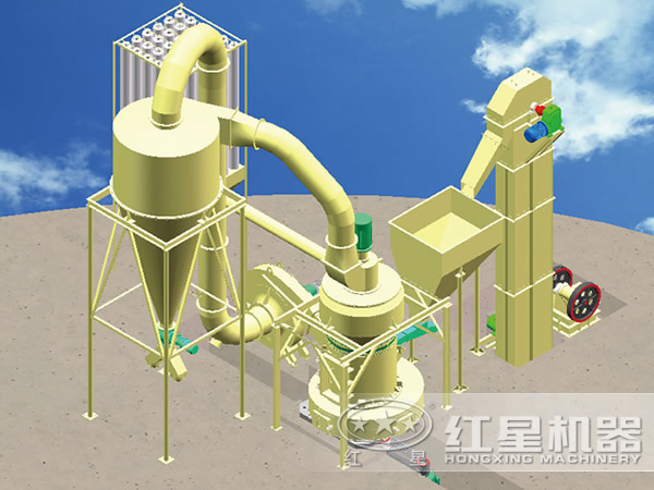 超細磨粉機展示
