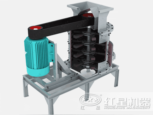 復合式破碎機動態結構圖