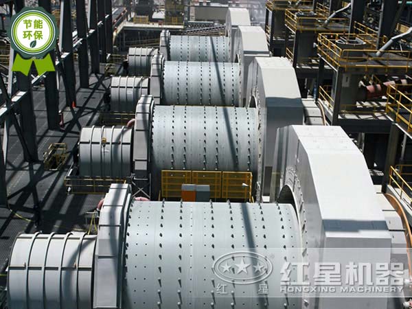 干磨鋼渣棒磨機客戶現場