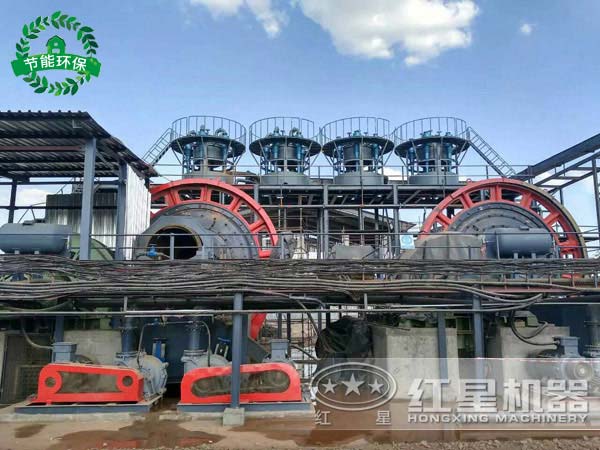 節能環保型球磨機的客戶現場