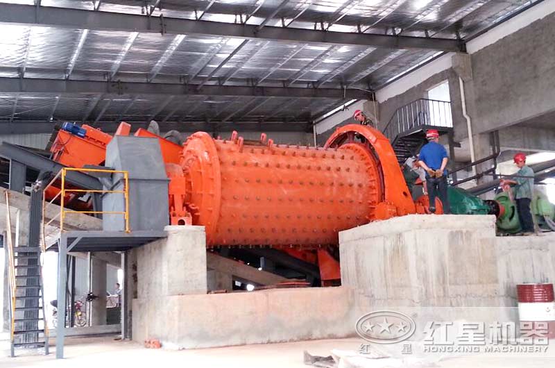 水渣球磨機加工現場