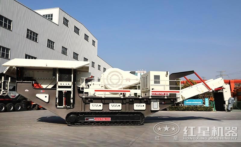 車載式移動碎石機設(shè)備展示