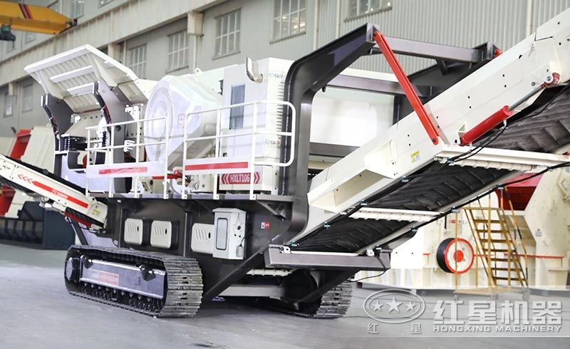 全智能操作車載式移動碎石機