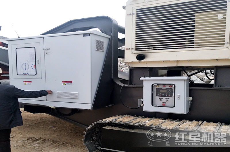 大型移動粉石、沙機控制系統