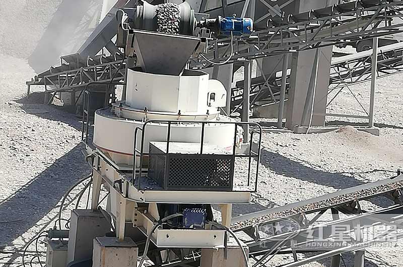 砂礫石制砂作業現場