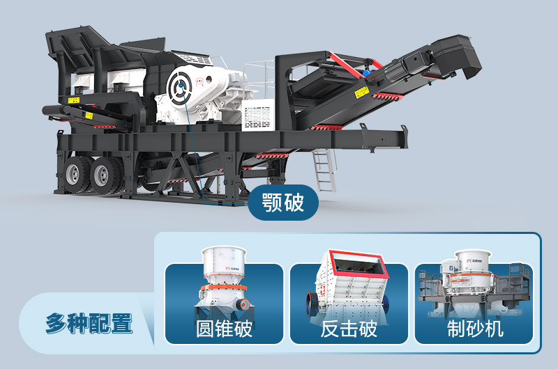 移動式碎石破碎機配置設備